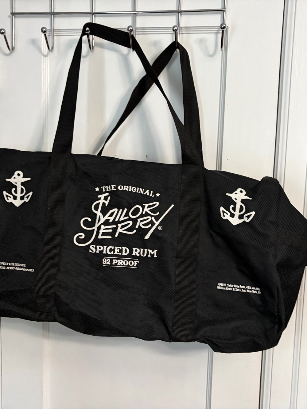 Black Spiced Rum Logo Duffle Bag